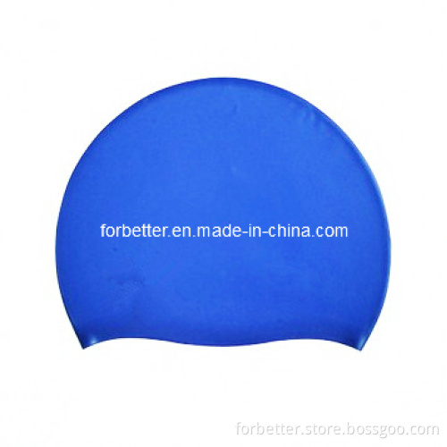 Fashionable Silicone Swim Cap with Long Hair (SSC-006)